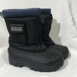 Polaris kid young snow boots 12 black